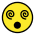 emoji com expressão de loucura